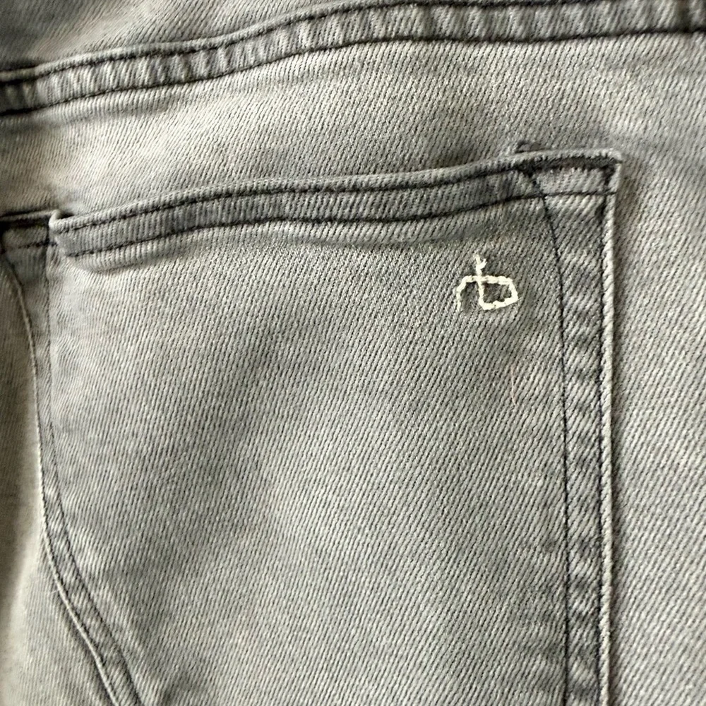 rag & bone Fit 2 Slim Greyson Gray Jeans 34 Slim Straight Denim